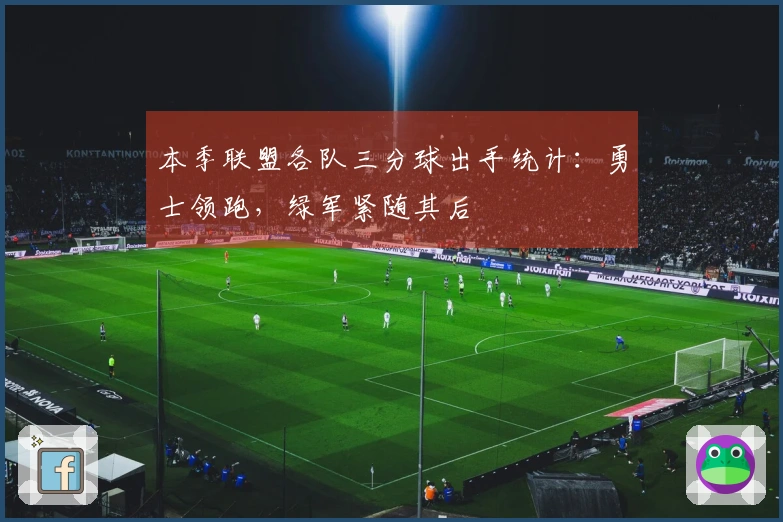 本季联盟各队三分球出手统计：勇士领跑，绿军紧随其后